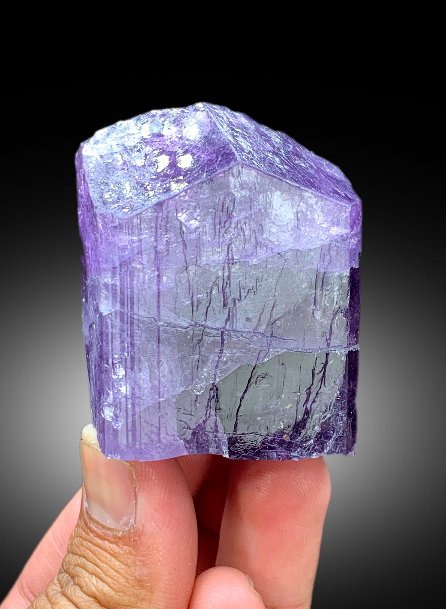 Rich Purple Color Scapolite Crystal, Scapolite Stone, Scapolite Specimen, Scapolite from Badakhshan Afghanistan - 209 gram