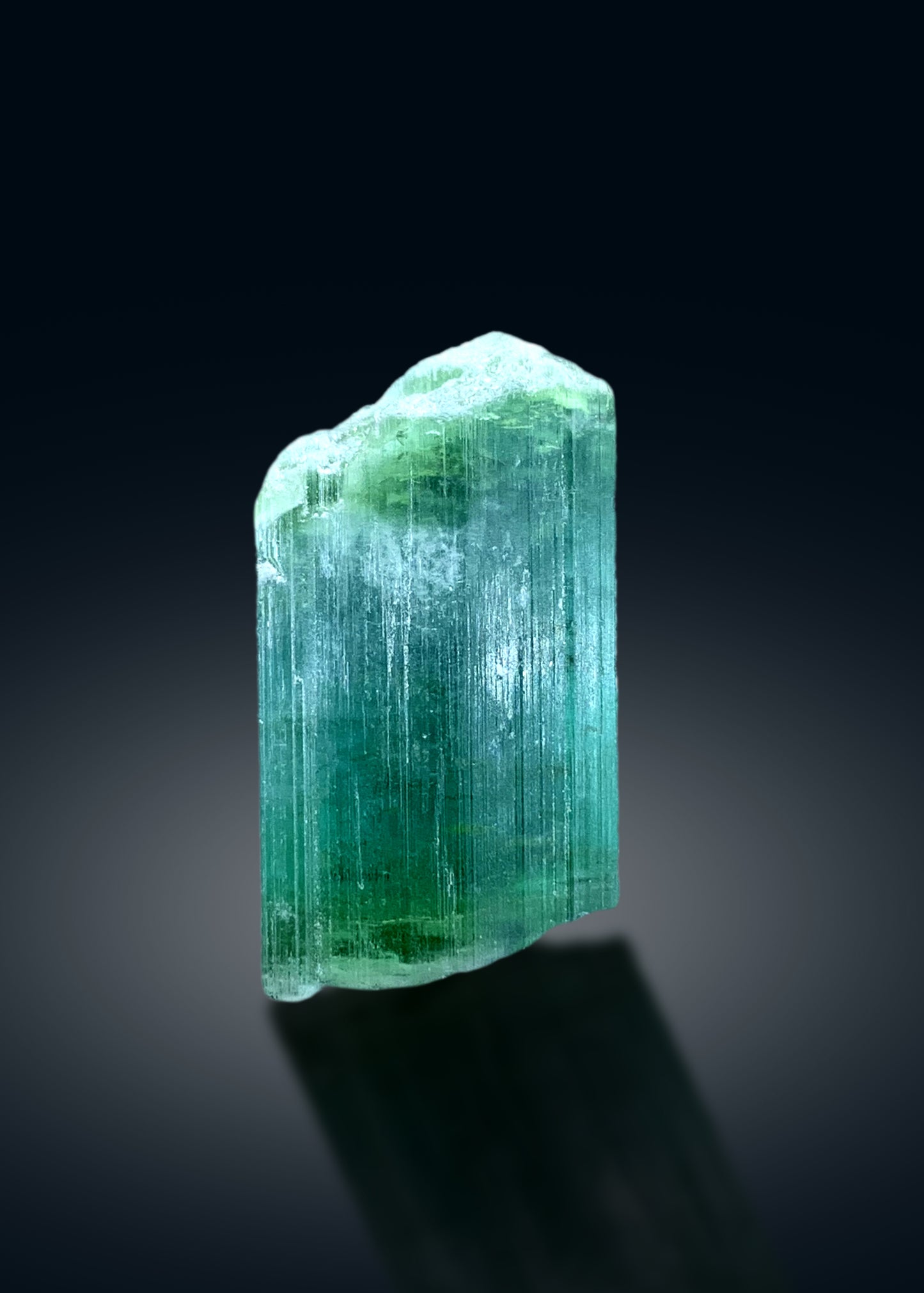 Bluish Green Tourmaline Crystal from Afghanistan - 16 gram