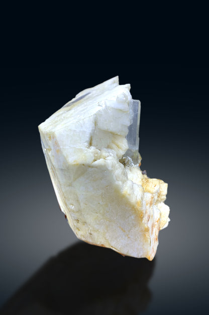 Natural Aquamarine Crystal with Mica on Feldspar from Skardu Pakistan - 737 gram