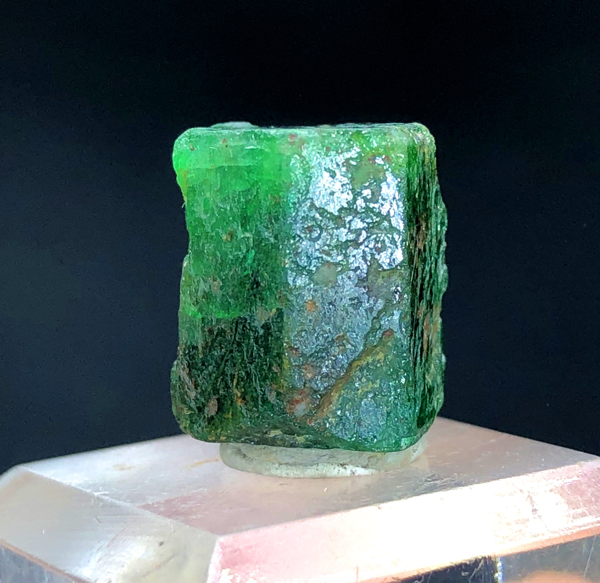 Lush Green Color Emerald Crystal, Raw Emerald Stone, Emerald Gemstone, Crystal Specimen, Emerald from Swat Pakistan - 22.90 CT