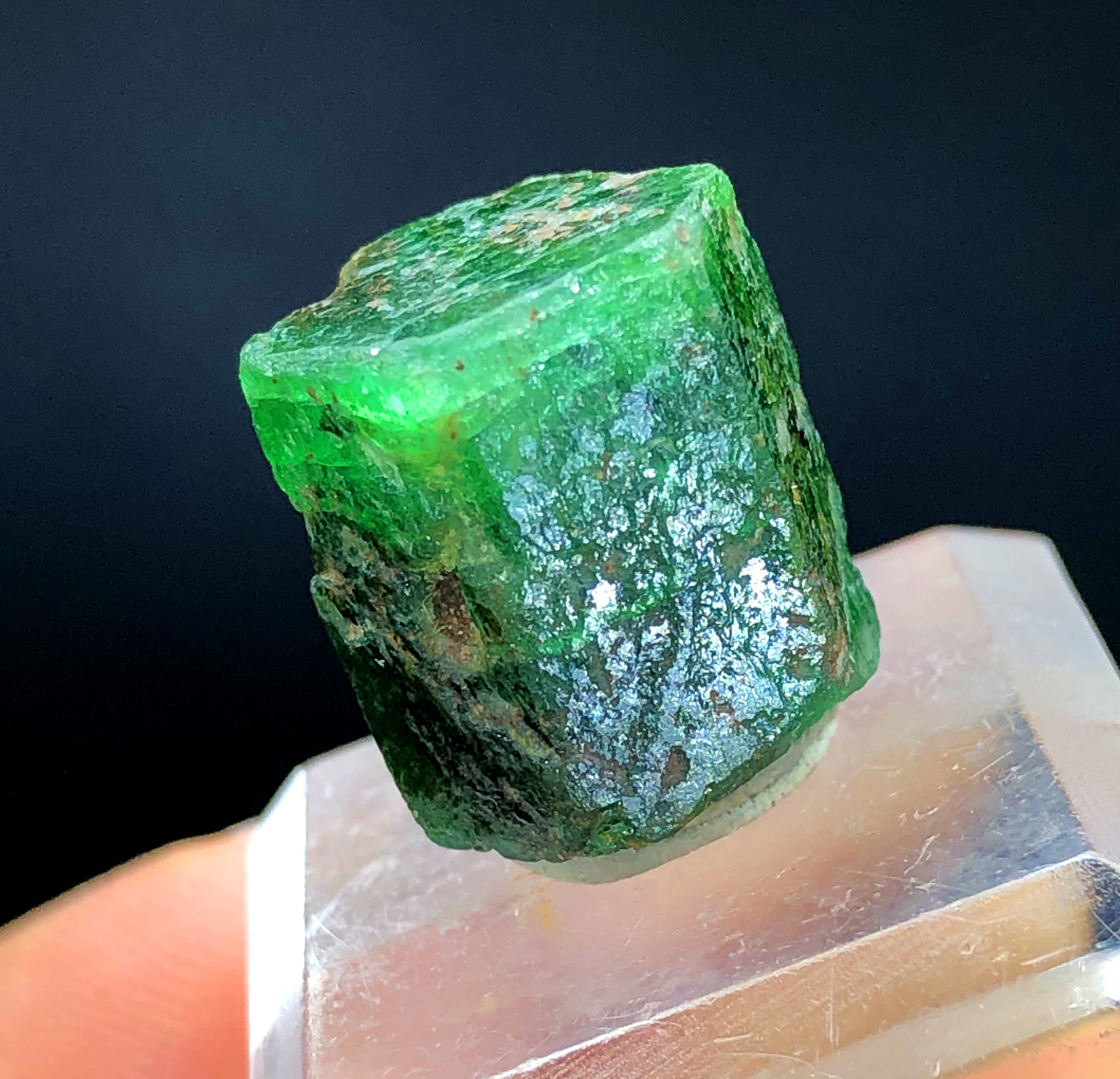 Lush Green Color Emerald Crystal, Raw Emerald Stone, Emerald Gemstone, Crystal Specimen, Emerald from Swat Pakistan - 22.90 CT