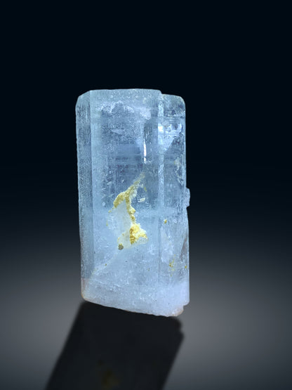 Natural Blue Aquamarine Crystal from Pakistan - 63 gram