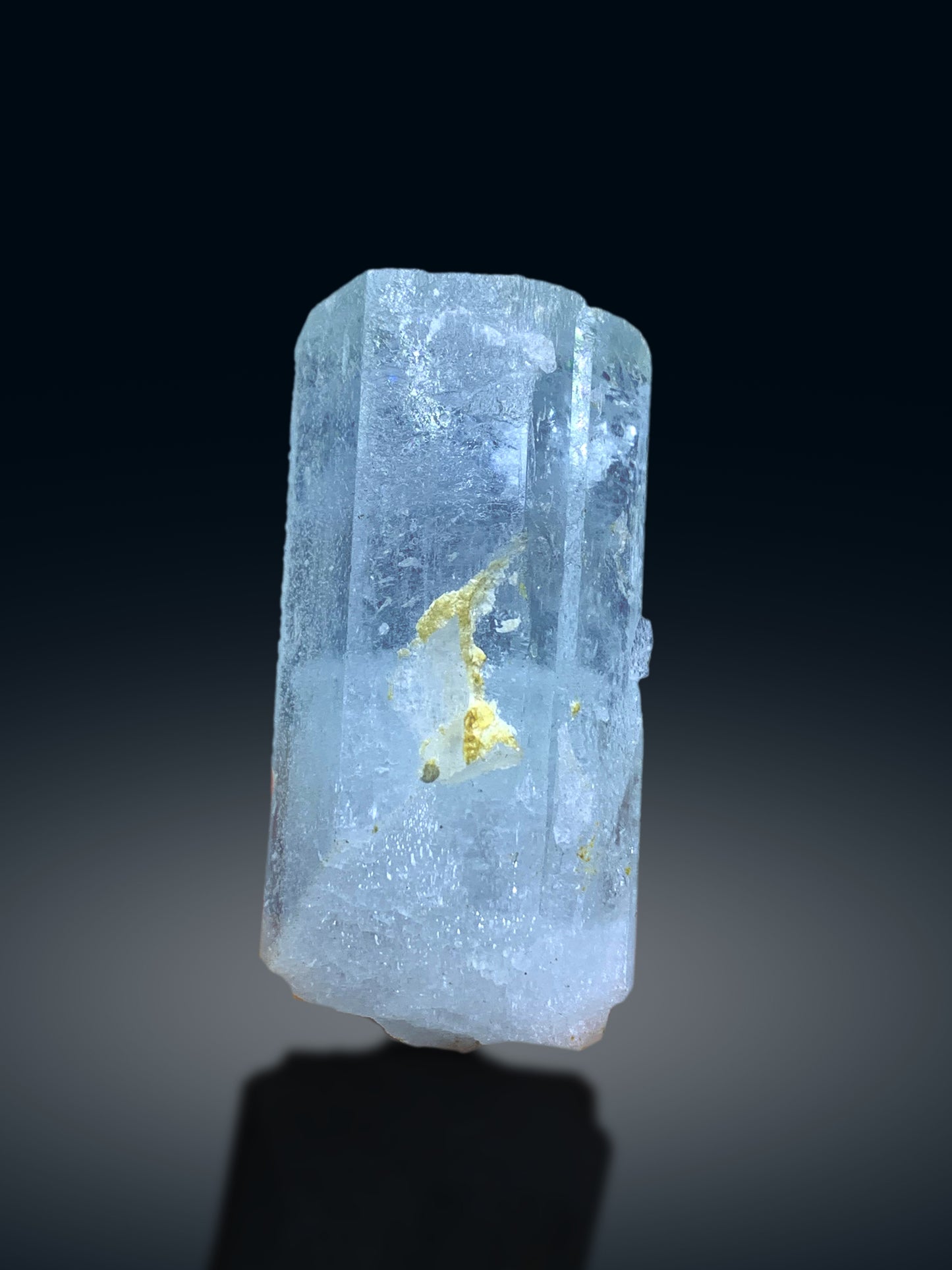 Natural Blue Aquamarine Crystal from Pakistan - 63 gram