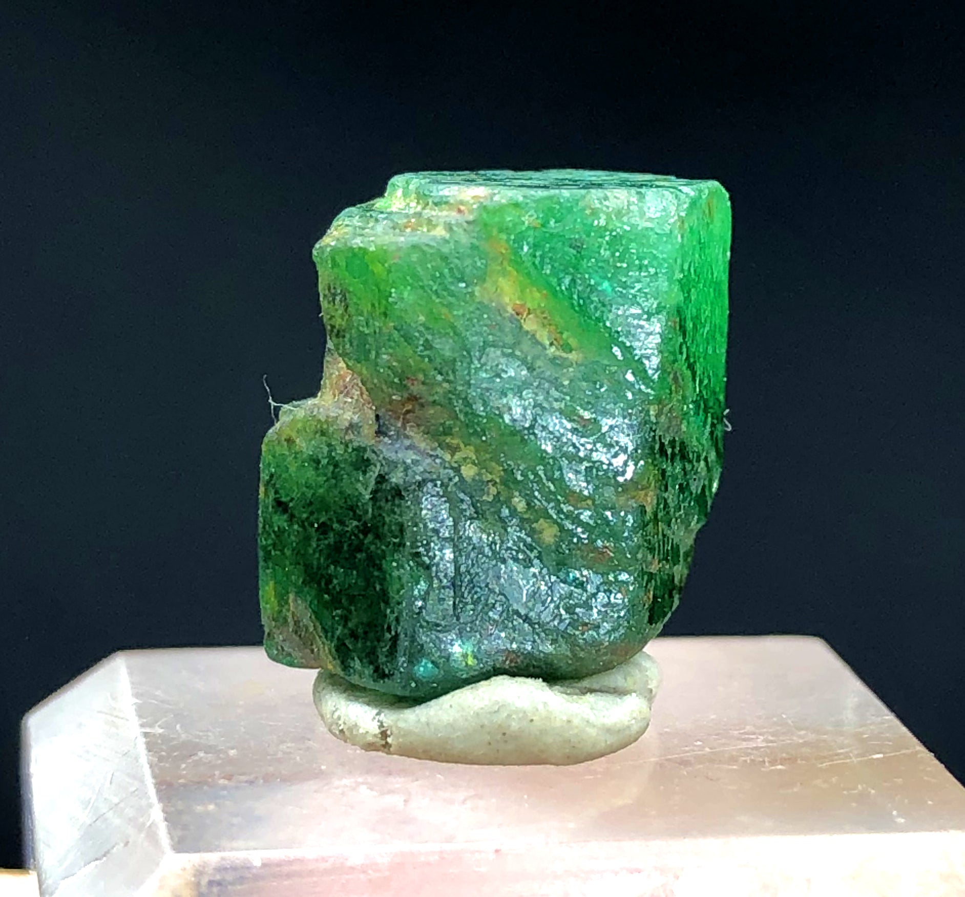 Lush Green Color Emerald Crystal, Raw Emerald Stone, Emerald Gemstone, Crystal Specimen, Emerald from Swat Pakistan - 15.85 CT