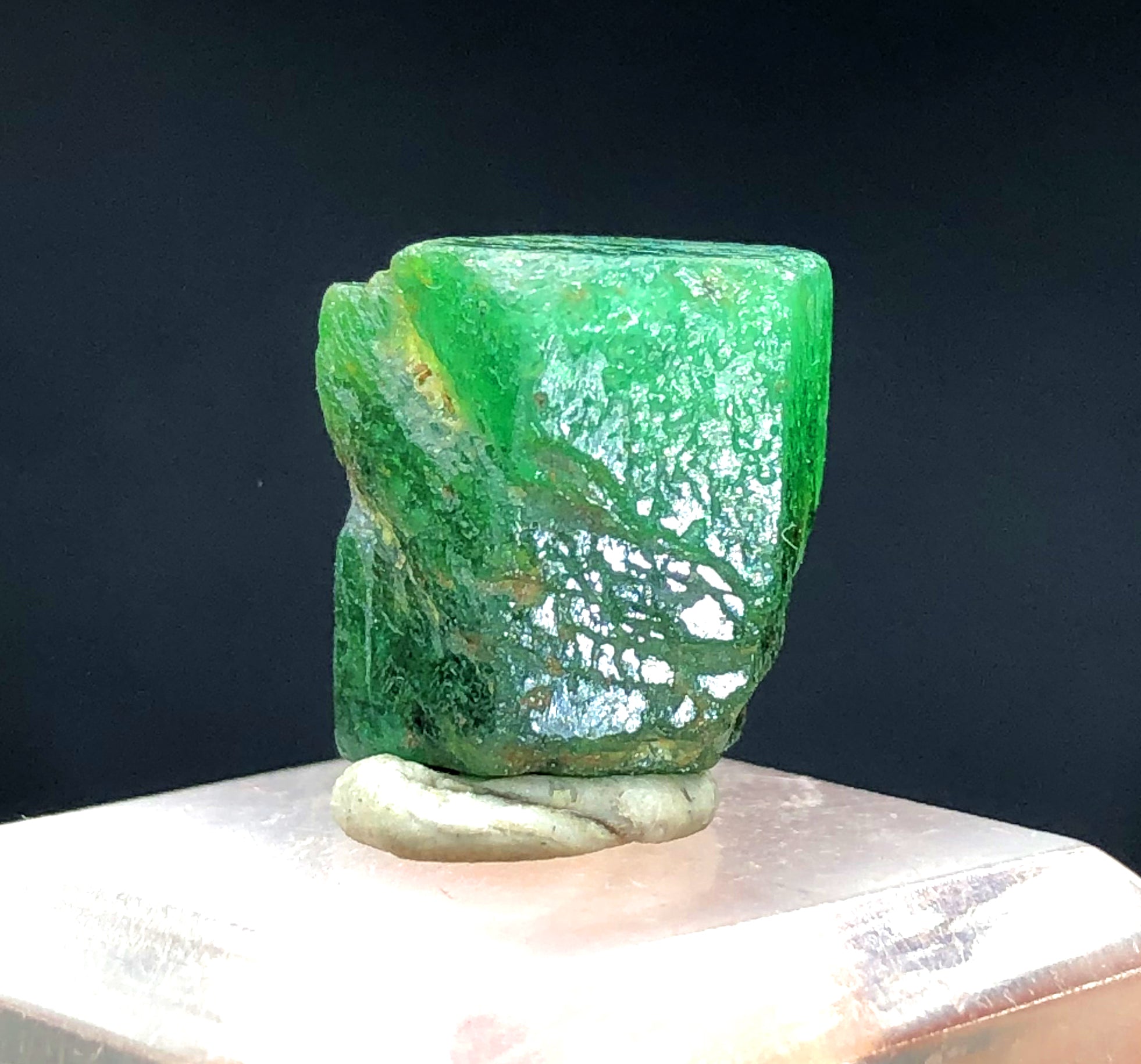 Lush Green Color Emerald Crystal, Raw Emerald Stone, Emerald Gemstone, Crystal Specimen, Emerald from Swat Pakistan - 15.85 CT