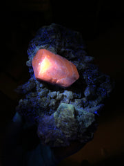 Fluorescent Rare Purple Hackmanite on Phlogopite Mica from Afghanistan - 810 grams