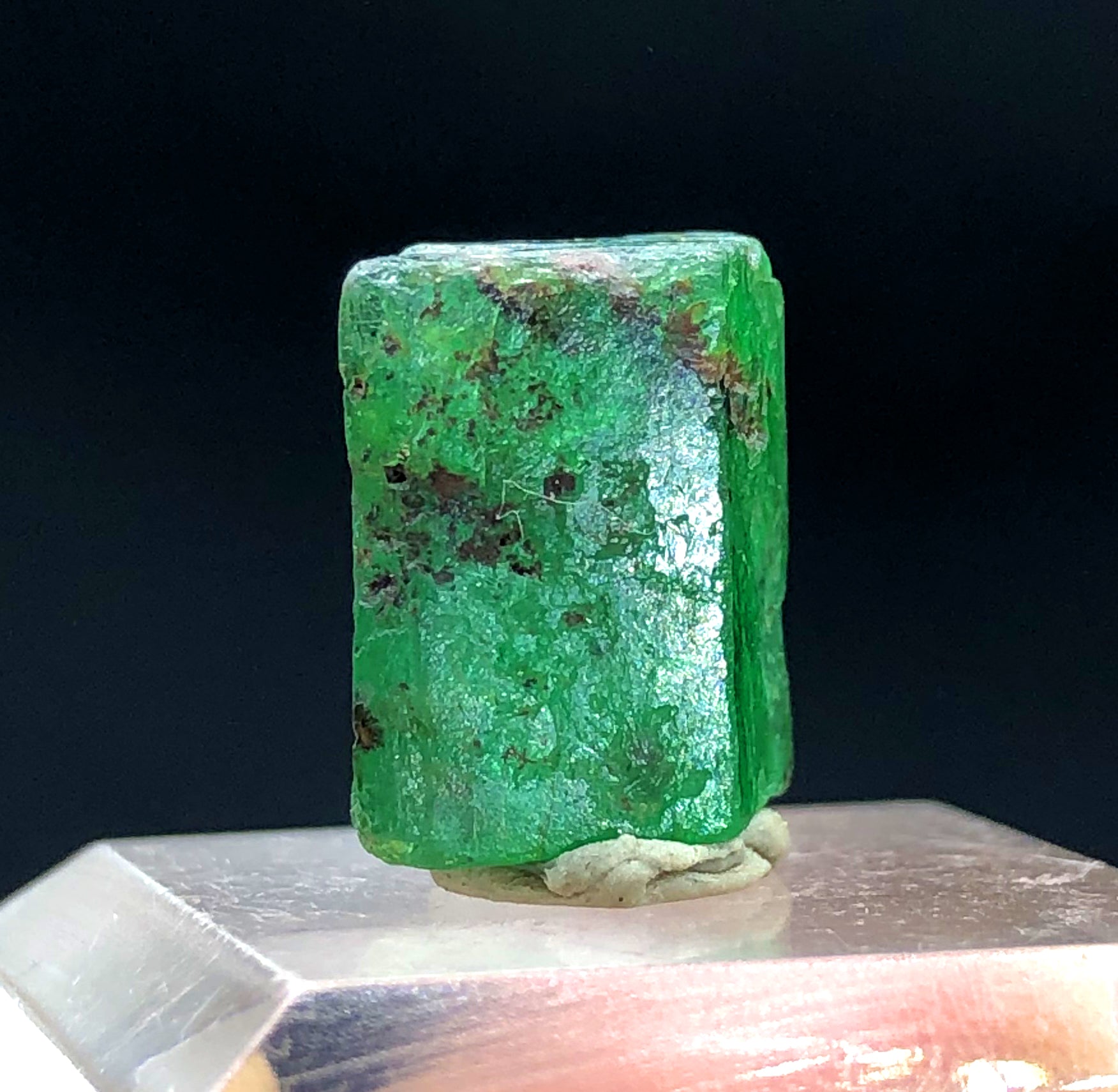 Lush Green Color Emerald Crystal, Raw Emerald Stone, Emerald Gemstone, Crystal Specimen, Emerald from Swat Pakistan - 9.10 CT