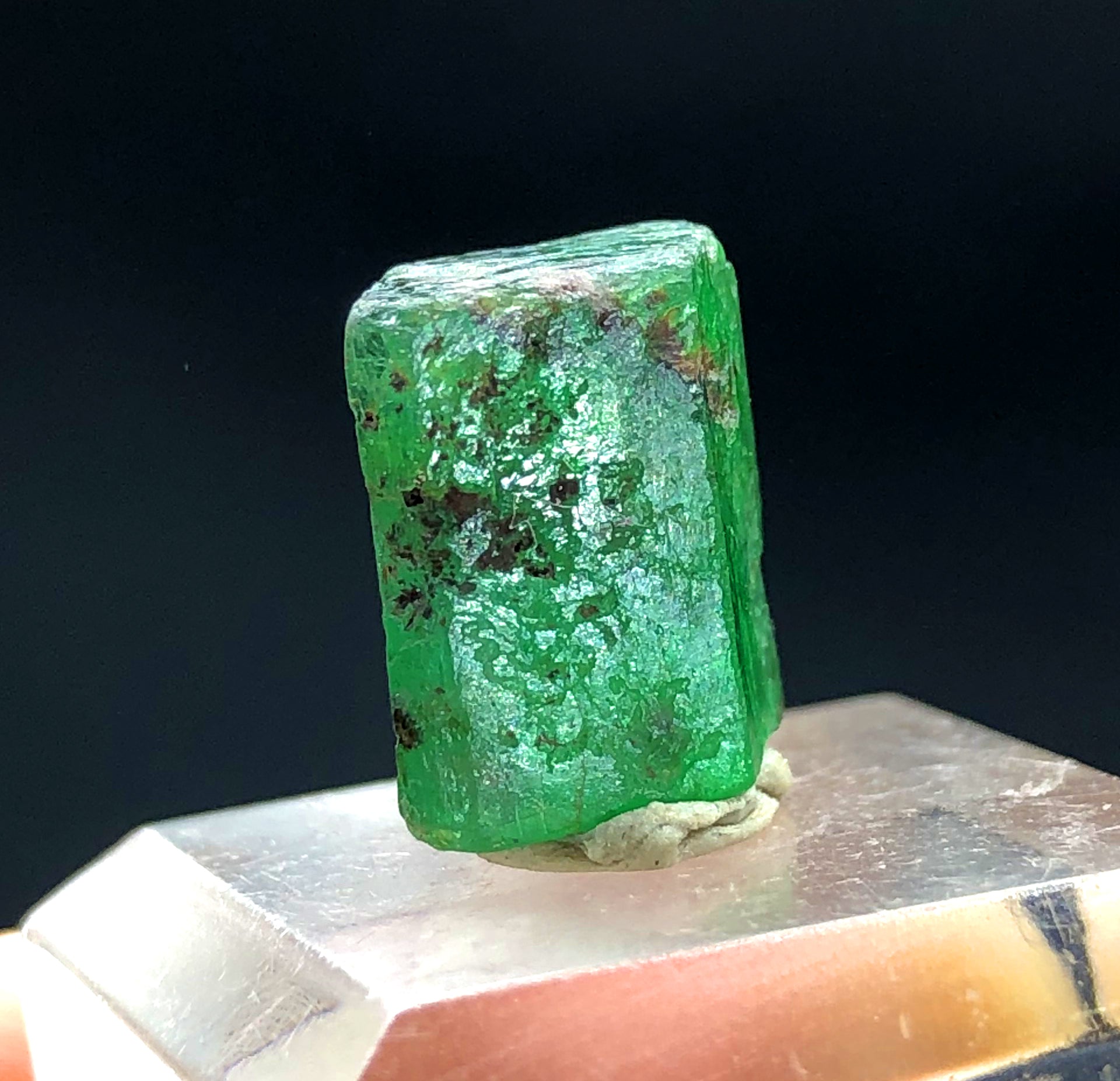 Lush Green Color Emerald Crystal, Raw Emerald Stone, Emerald Gemstone, Crystal Specimen, Emerald from Swat Pakistan - 9.10 CT