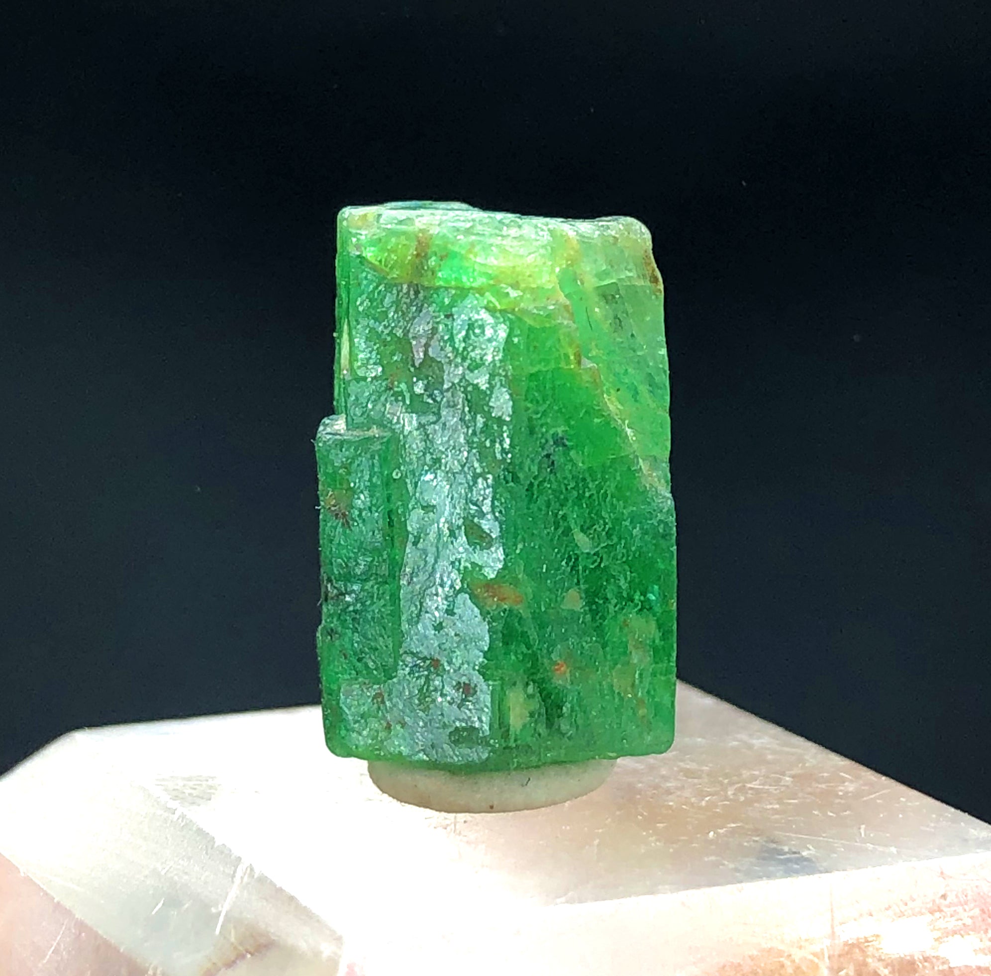 Lush Green Color Emerald Crystal, Raw Emerald Stone, Emerald Gemstone, Crystal Specimen, Emerald from Swat Pakistan - 13.70 CT