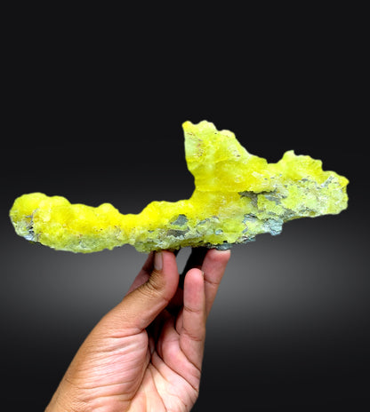 Yellow Brucite Specimen from Pakistan, 265 gram