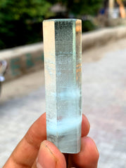 Transparent Blue Aquamarine Crystal from Shigar valley Pakistan - 38 gram