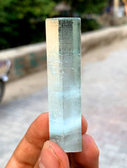 Transparent Blue Aquamarine Crystal from Shigar valley Pakistan - 38 gram