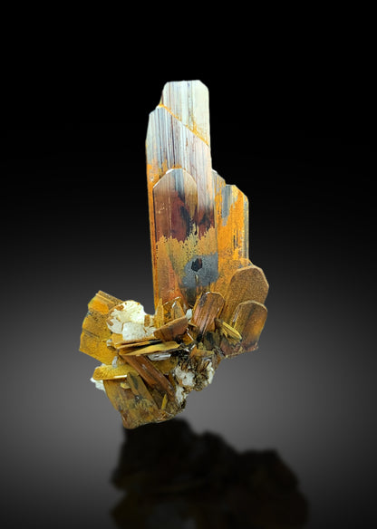 Rare Red Brookite Cluster from Baluchistan Pakistan - 15.45 carat