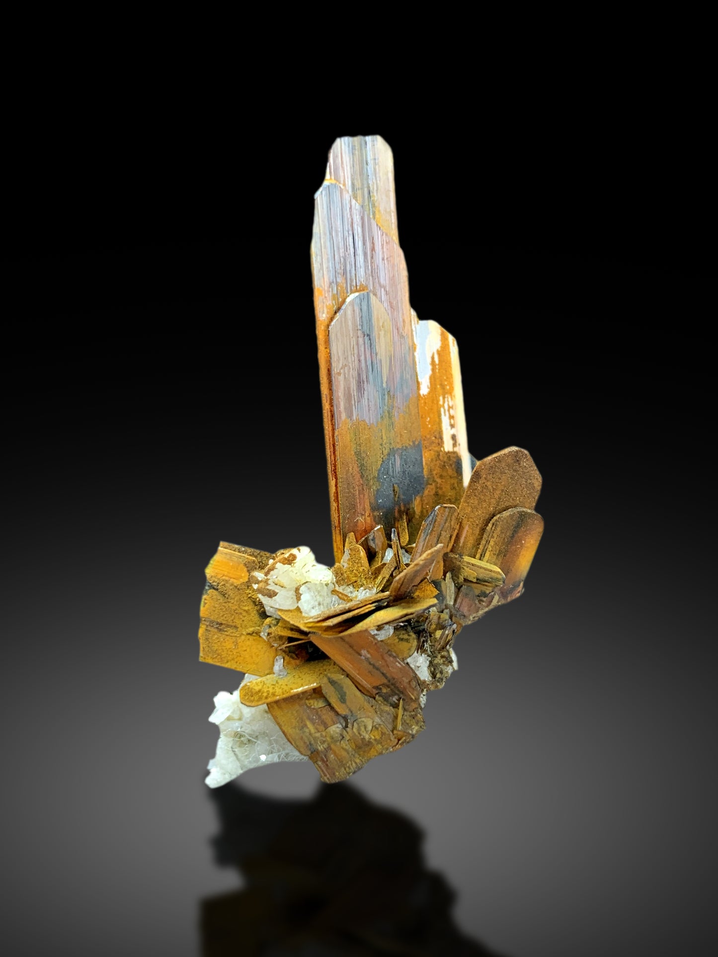 Rare Red Brookite Cluster from Baluchistan Pakistan - 15.45 carat