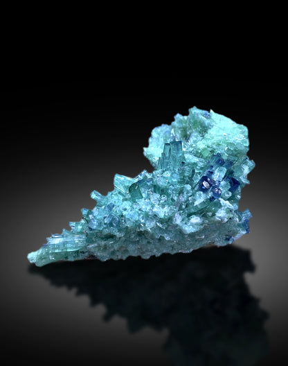 Bluish Green Indicolite Tourmaline Bunch from Afghanistan - 118 gram