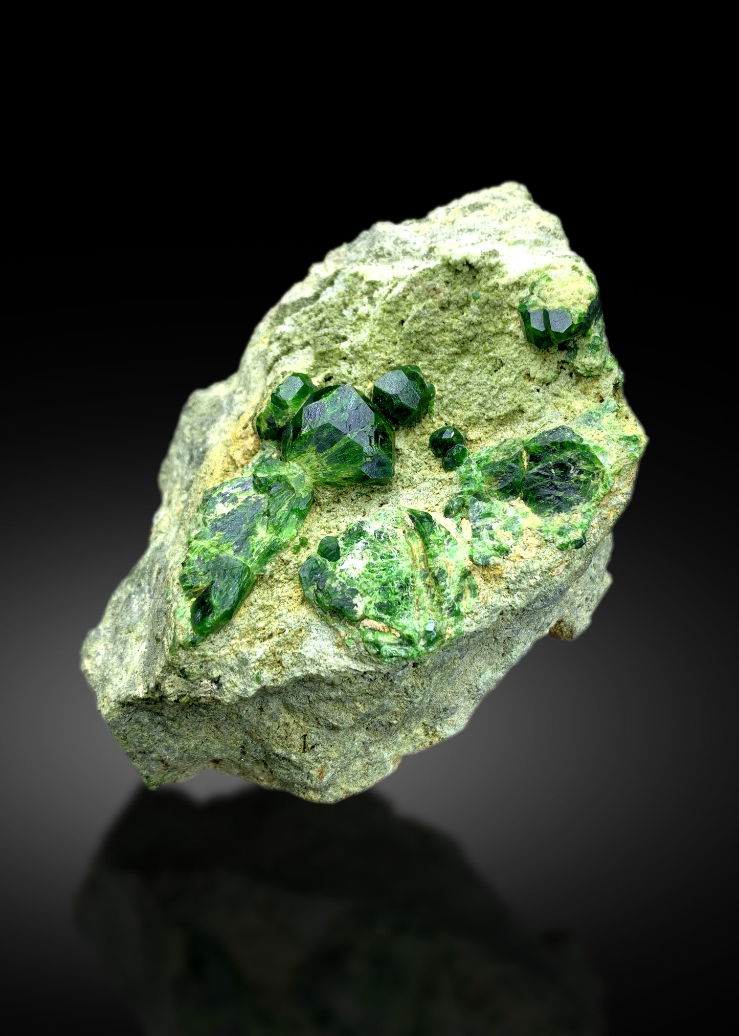 Lush Green Demantoid Garnet, Garnet Crystals, Garnet Specimen, Garnet Stone, Crystal Specimen - 801 gram