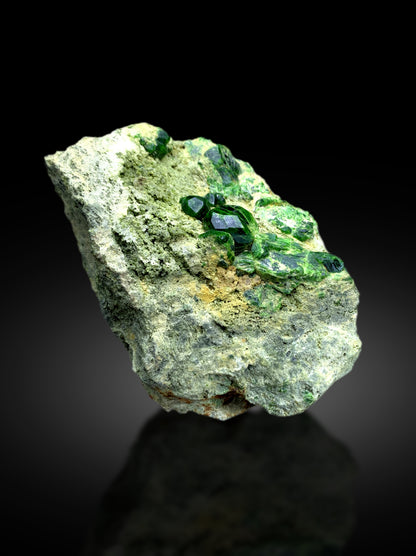 Lush Green Demantoid Garnet, Garnet Crystals, Garnet Specimen, Garnet Stone, Crystal Specimen - 801 gram