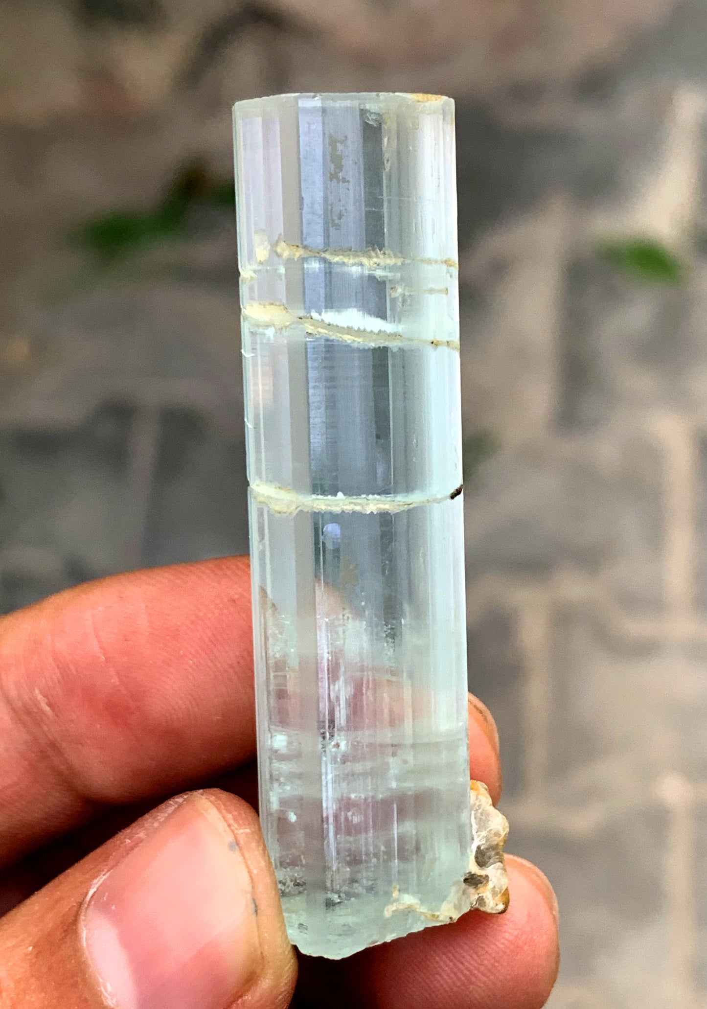 Transparent Blue Aquamarine Crystal from Shigar valley Pakistan - 19 gram