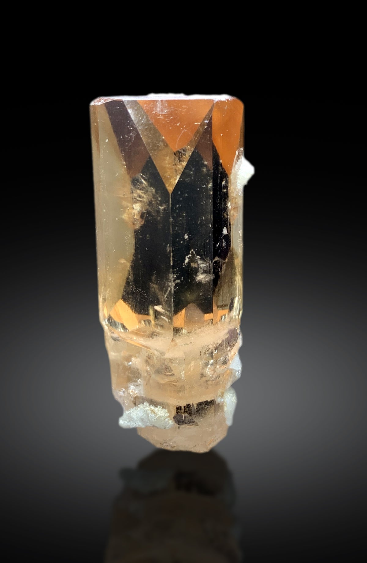 Topaz crystal with albite from Pakistan, 68 gram