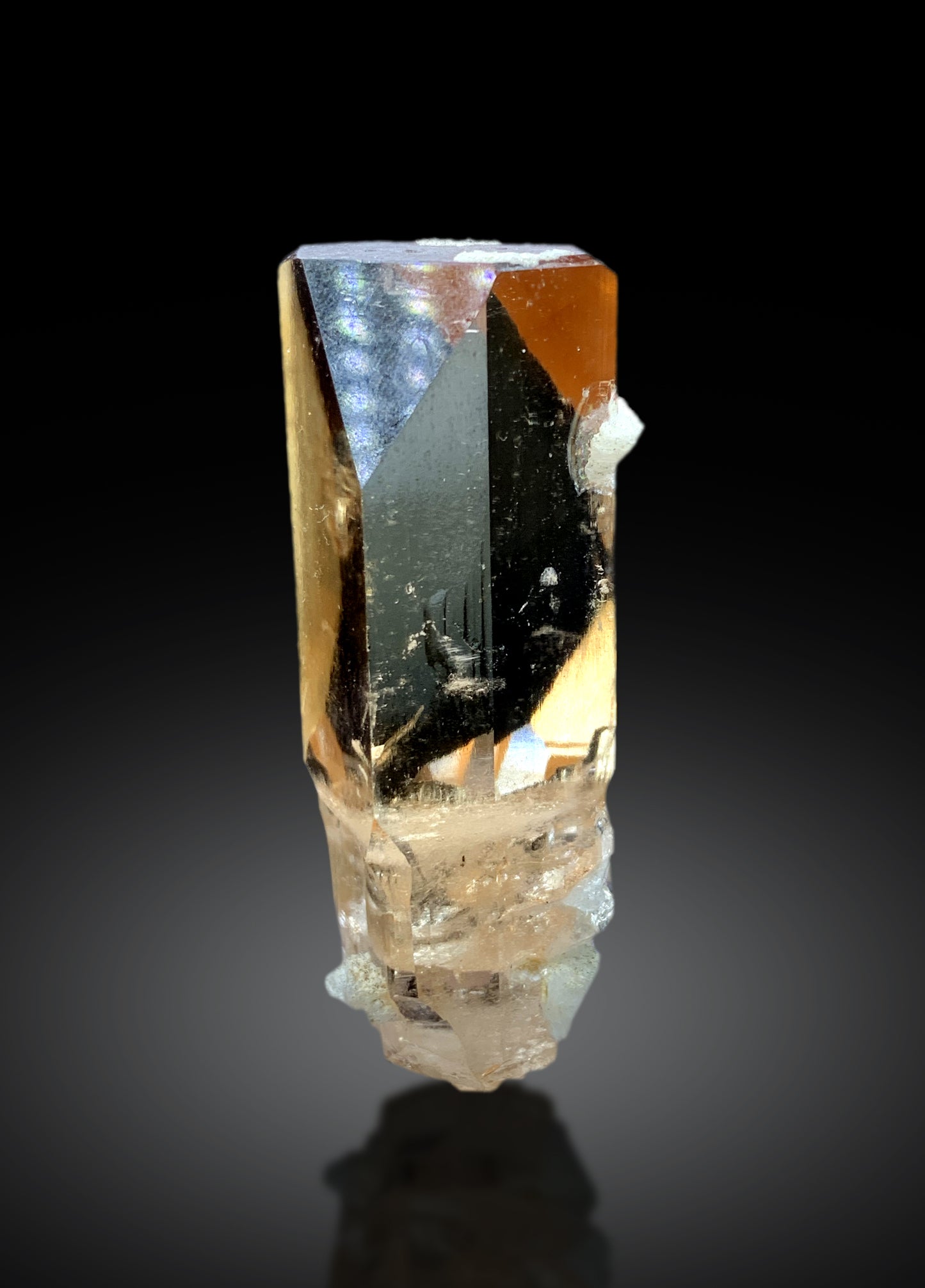 Topaz crystal with albite from Pakistan, 68 gram