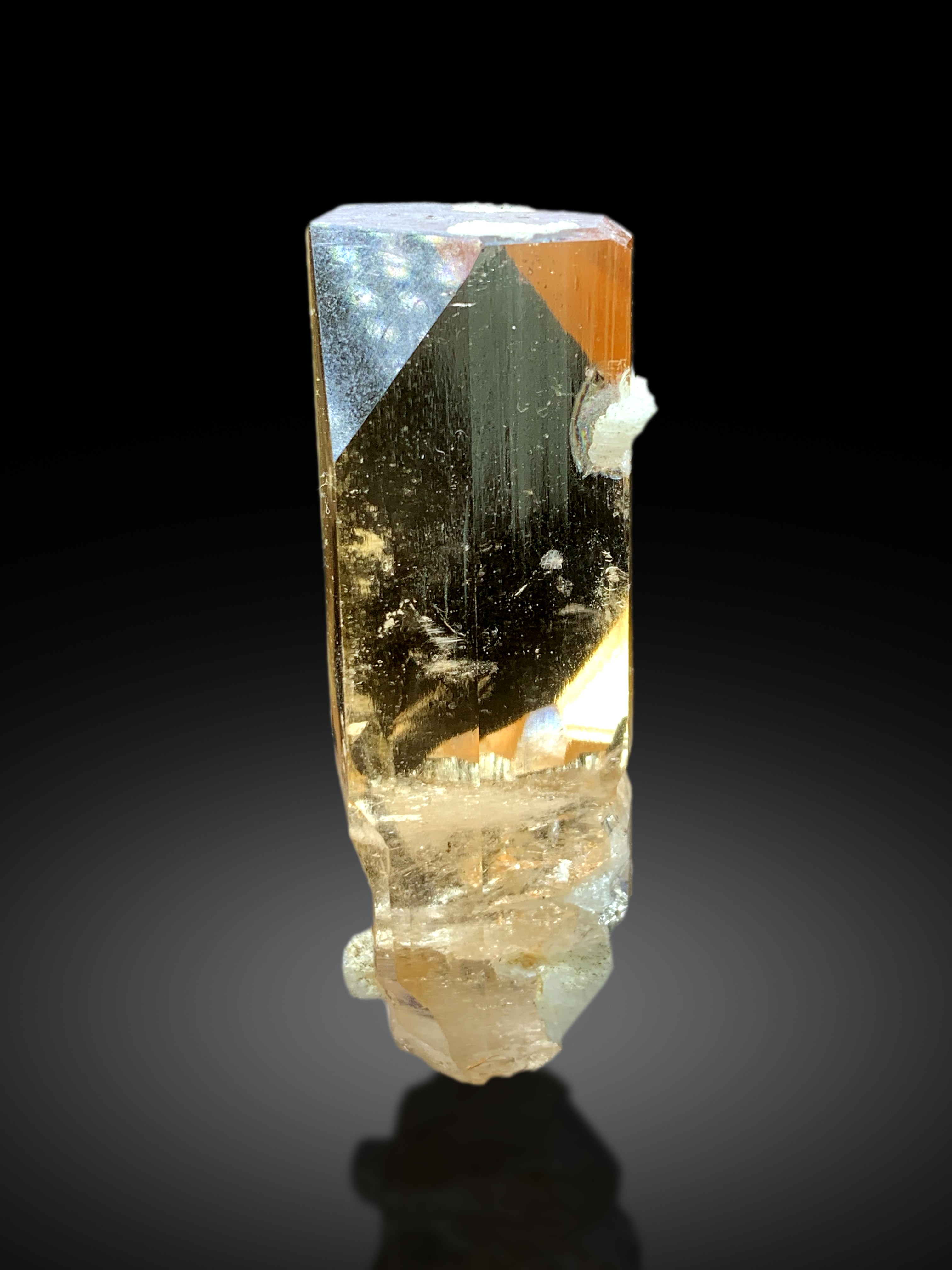 Topaz crystal with albite from Pakistan, 68 gram