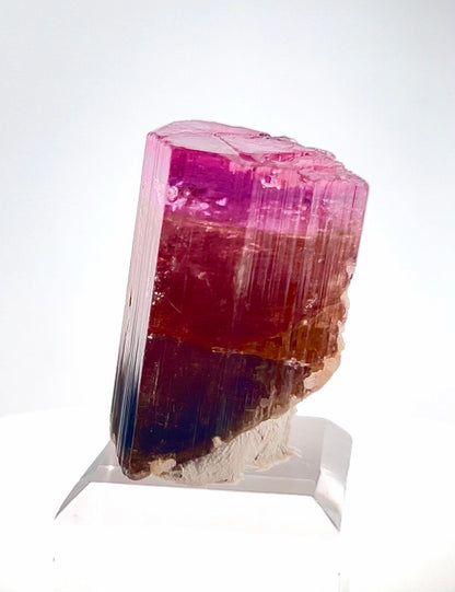 Tricolor Tourmaline Crystal from Afghanistan - 22.2 Gram