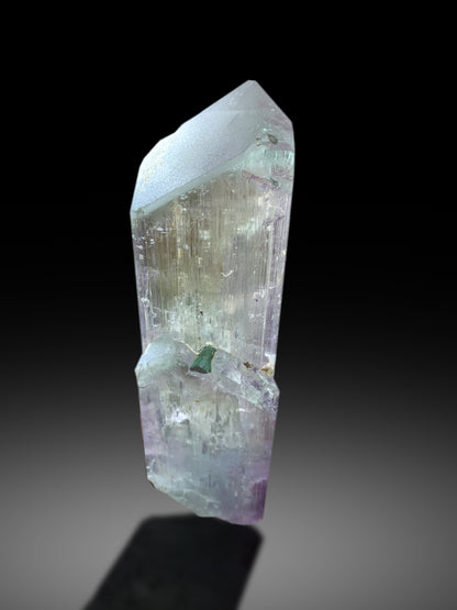 Exquisite Bicolor Kunzite with Indicolite Tourmalines from Afghanistan - 563 gram