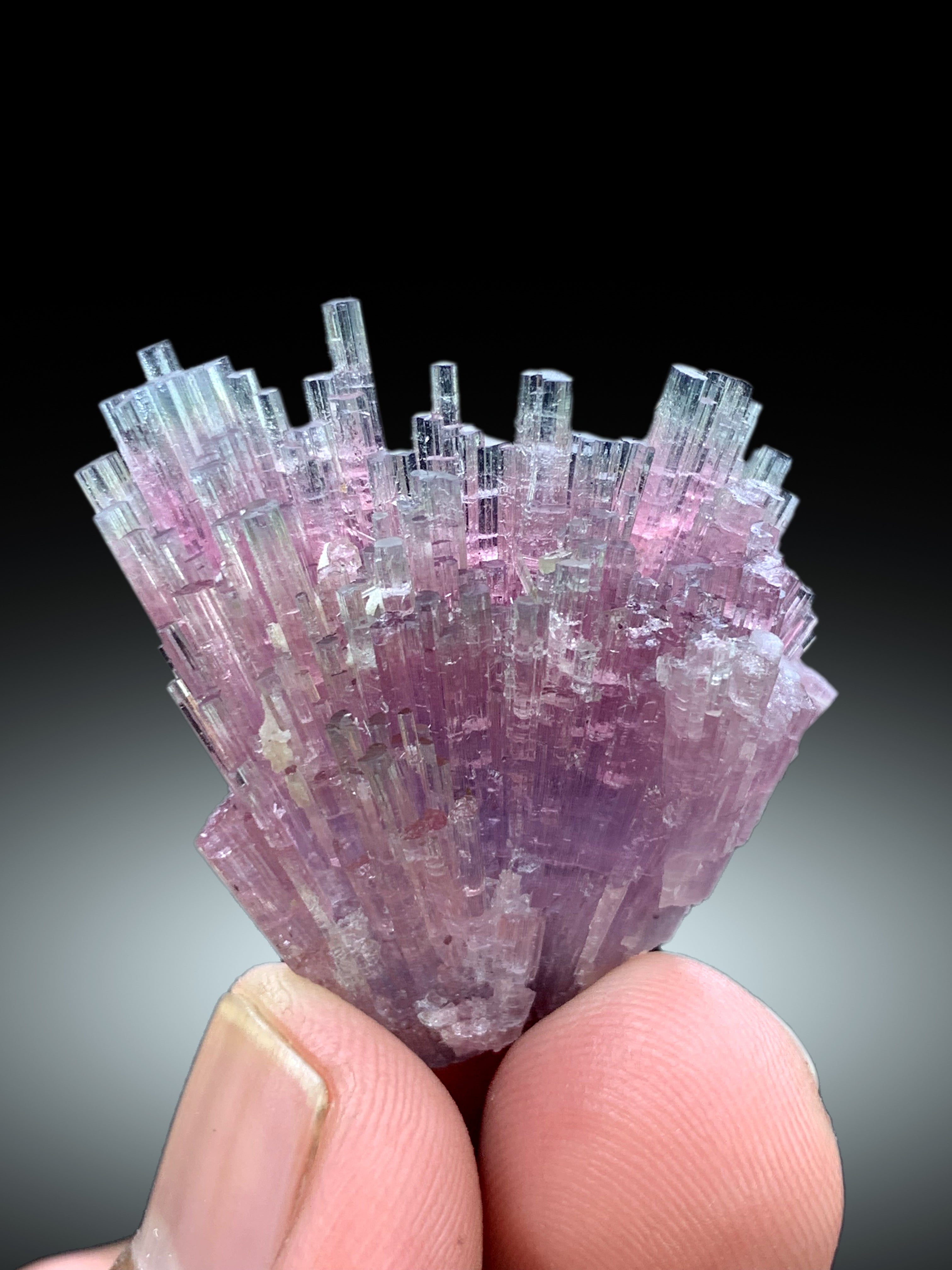 Cotton Candy Tourmaline Crystals cluster from Afghanistan, 15 gram