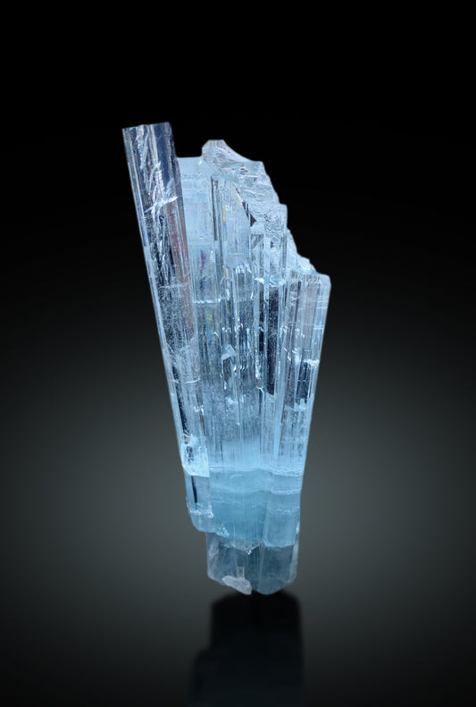 Transparent Sky Blue Color Aquamarine Cluster from Shigar valley Skardu Pakistan - 77 gram