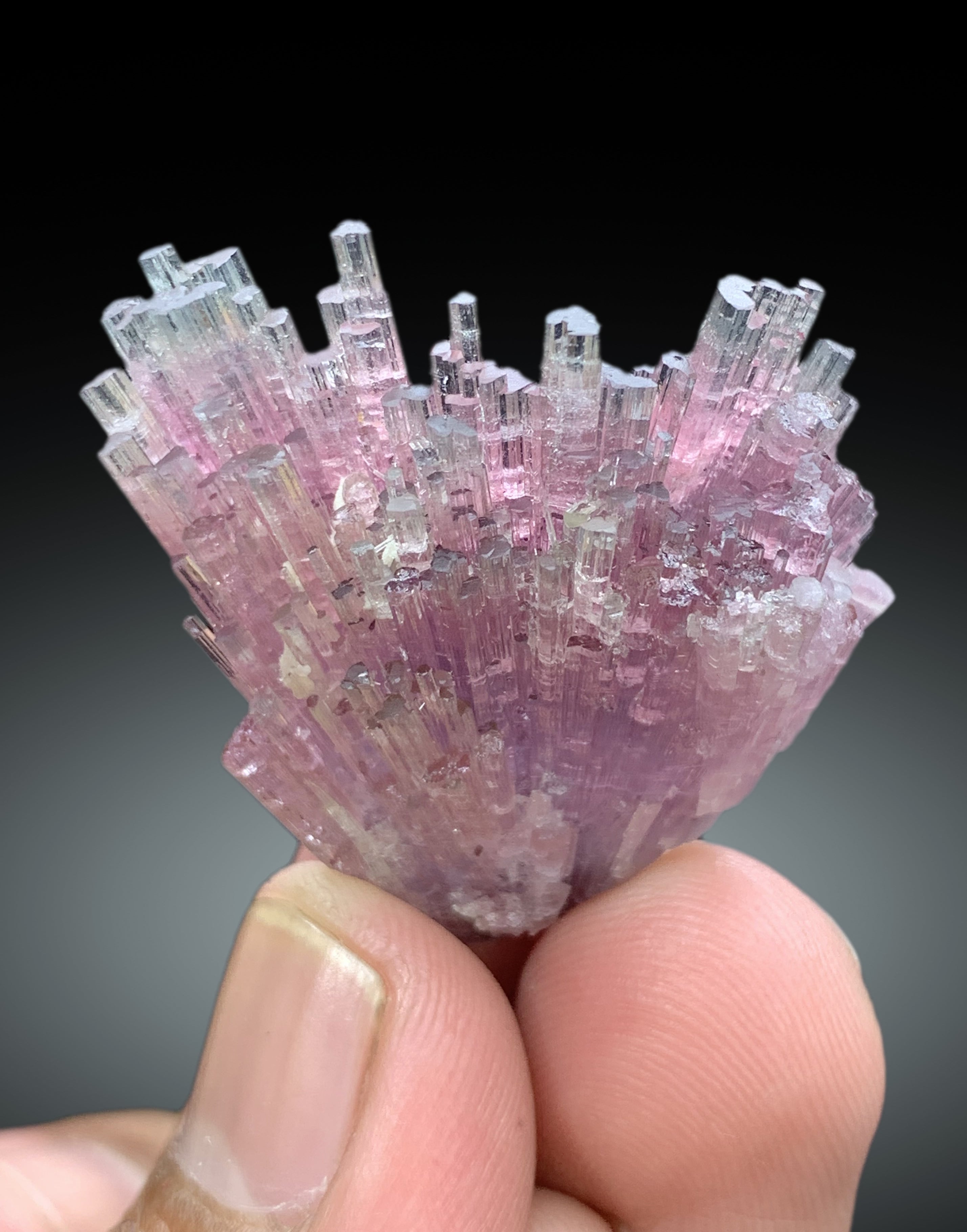 Cotton Candy Tourmaline Crystals cluster from Afghanistan, 15 gram