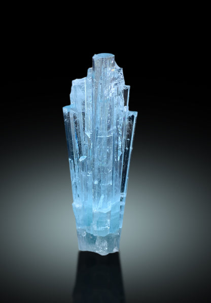 Transparent Sky Blue Color Aquamarine Cluster from Shigar valley Skardu Pakistan - 77 gram