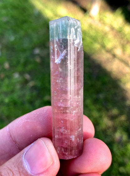 Cotton Candy Tourmaline Crystal, BIcolor Tourmaline, Tourmaline Gemstone, Paprok Tourmaline, Crystal Specimen, Fine Mineral  - 22 gram