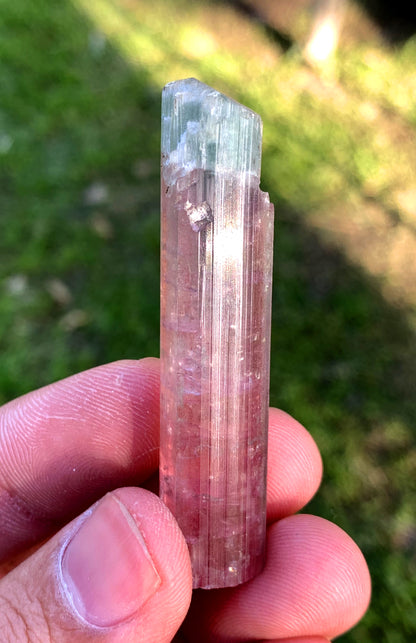 Cotton Candy Tourmaline Crystal, BIcolor Tourmaline, Tourmaline Gemstone, Paprok Tourmaline, Crystal Specimen, Fine Mineral  - 22 gram