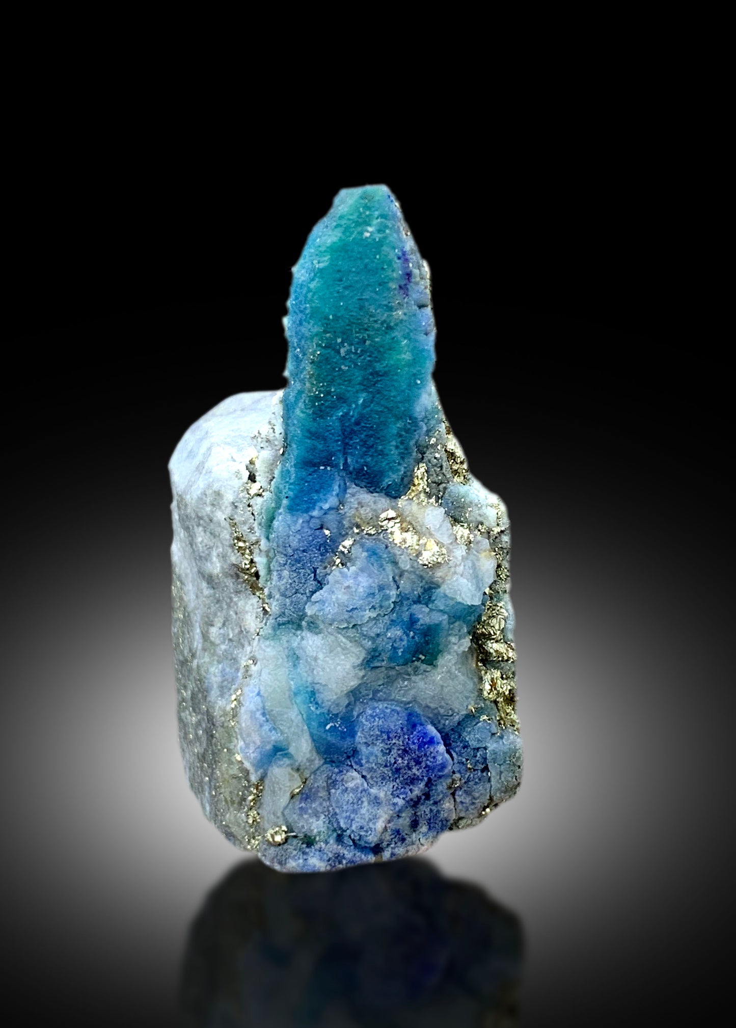 Rare Afghanite Crystal on Matrix from Badakhshan Afghanistan - 84 gram