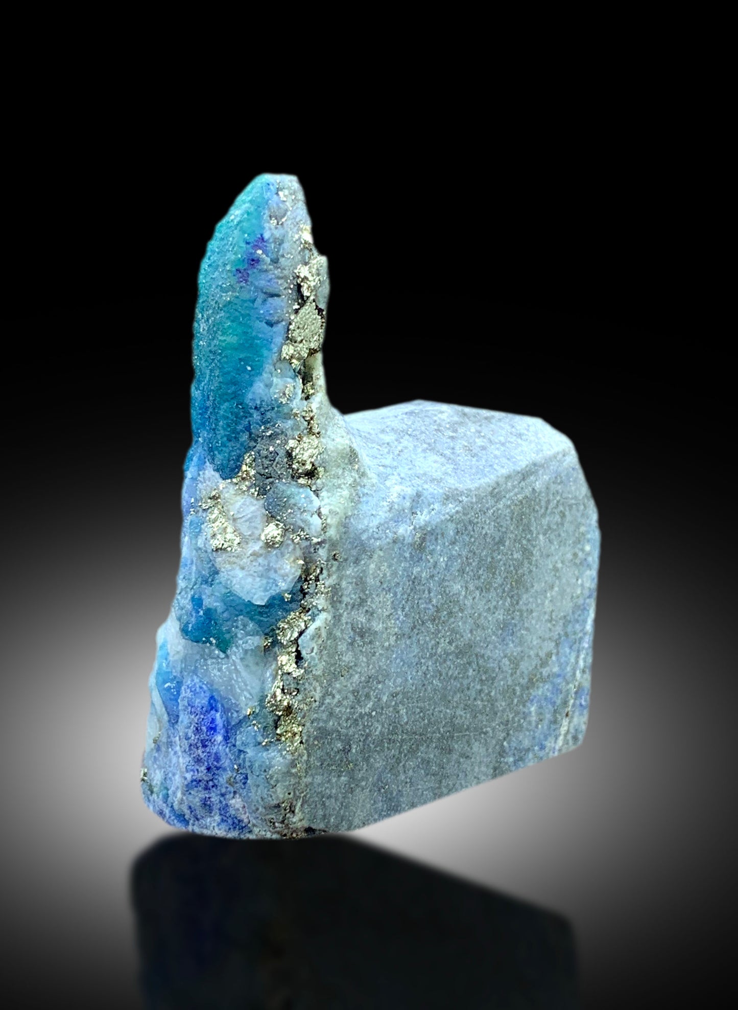 Rare Afghanite Crystal on Matrix from Badakhshan Afghanistan - 84 gram