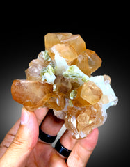 Amazing Topaz Crystal Cluster, Topaz Bunch, Raw Mineral, Topaz Specimen, Topaz from Skardu Pakistan - 312 gram