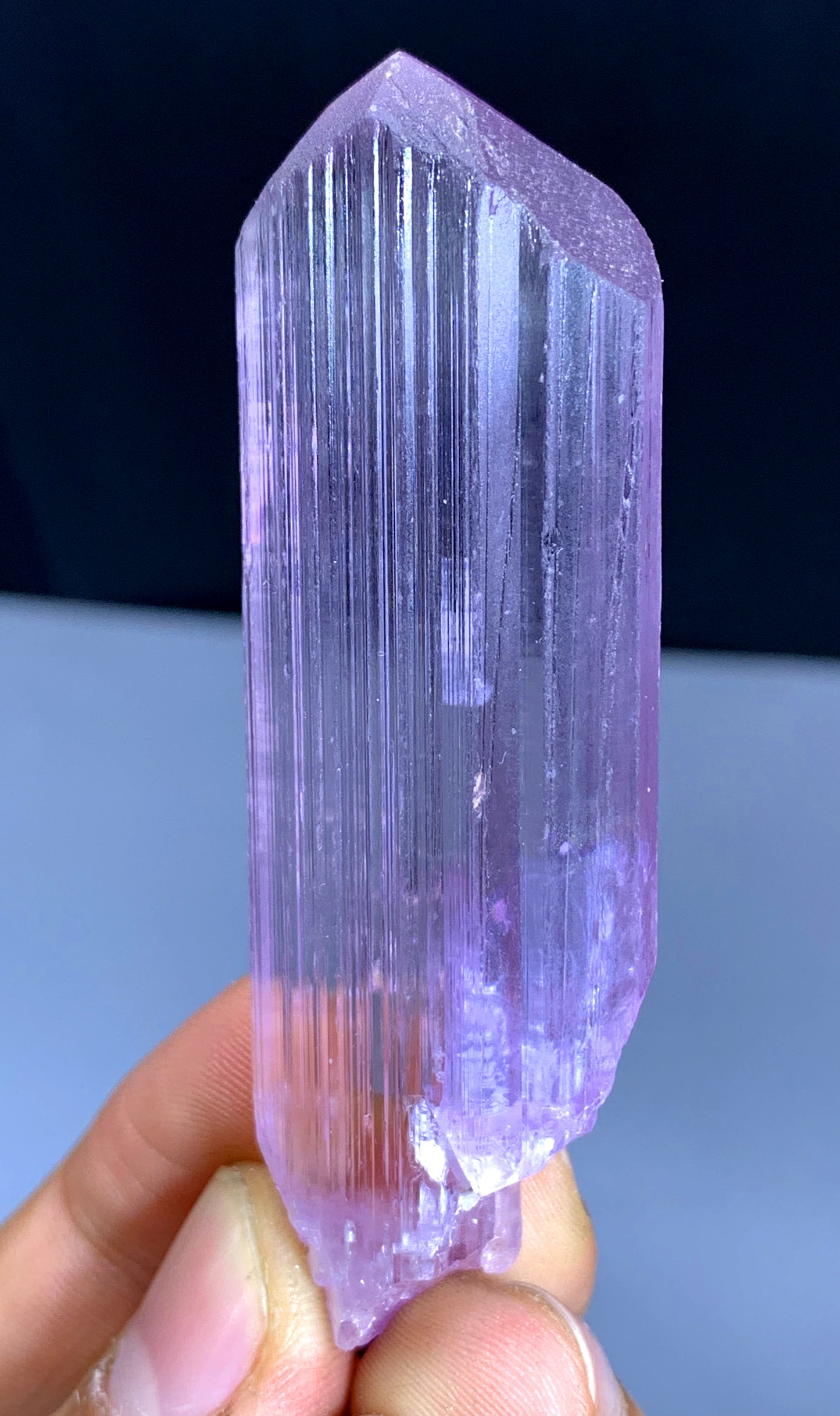 v Shape Terminated Pink Kunzite Crystal from Afghanistan - 33 grams