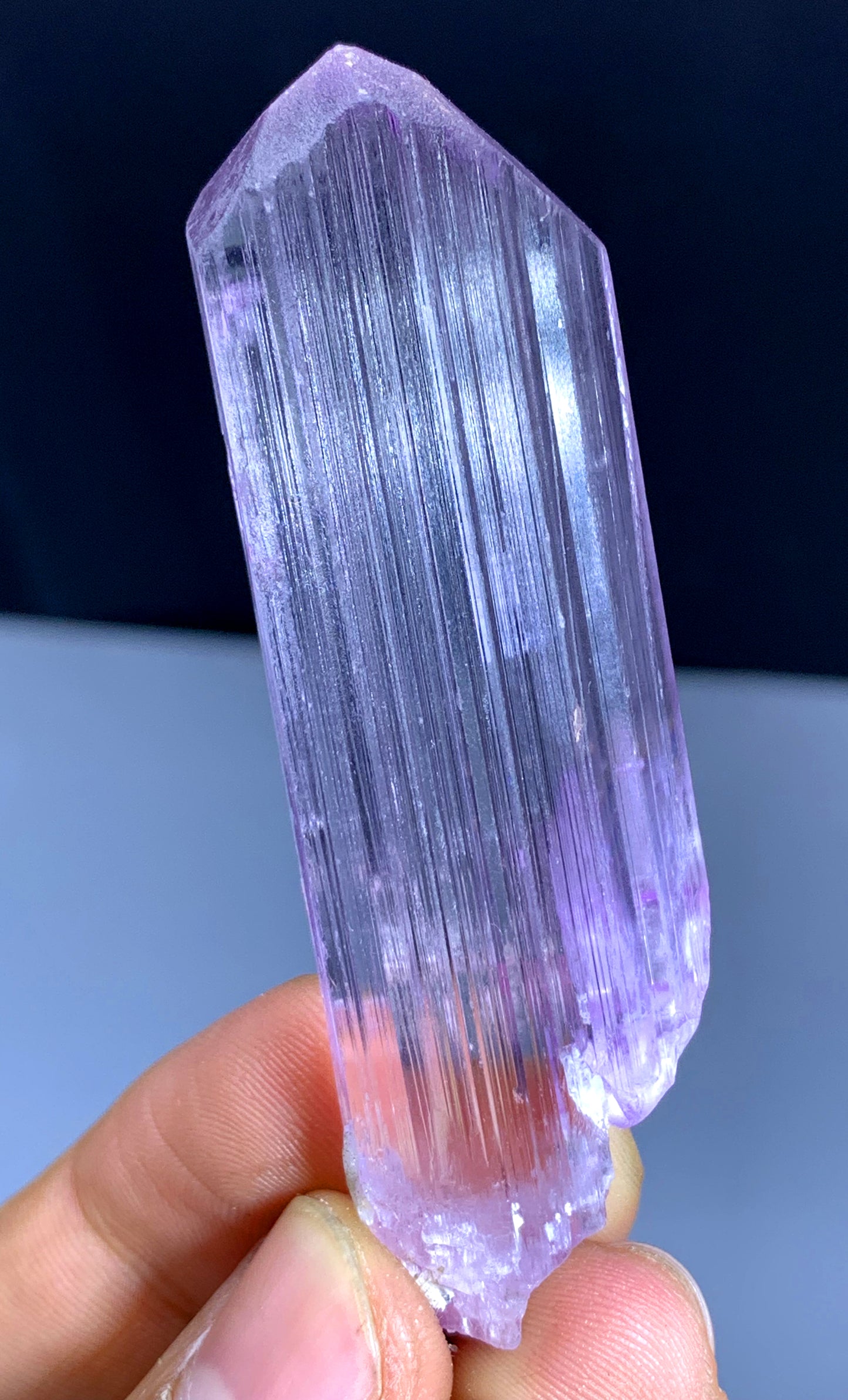 v Shape Terminated Pink Kunzite Crystal from Afghanistan - 33 grams