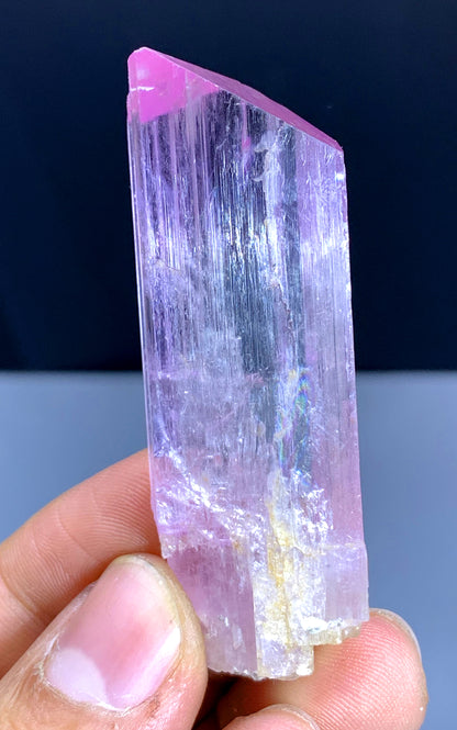 v Shape Terminated Pink Kunzite Crystal from Afghanistan - 28 grams