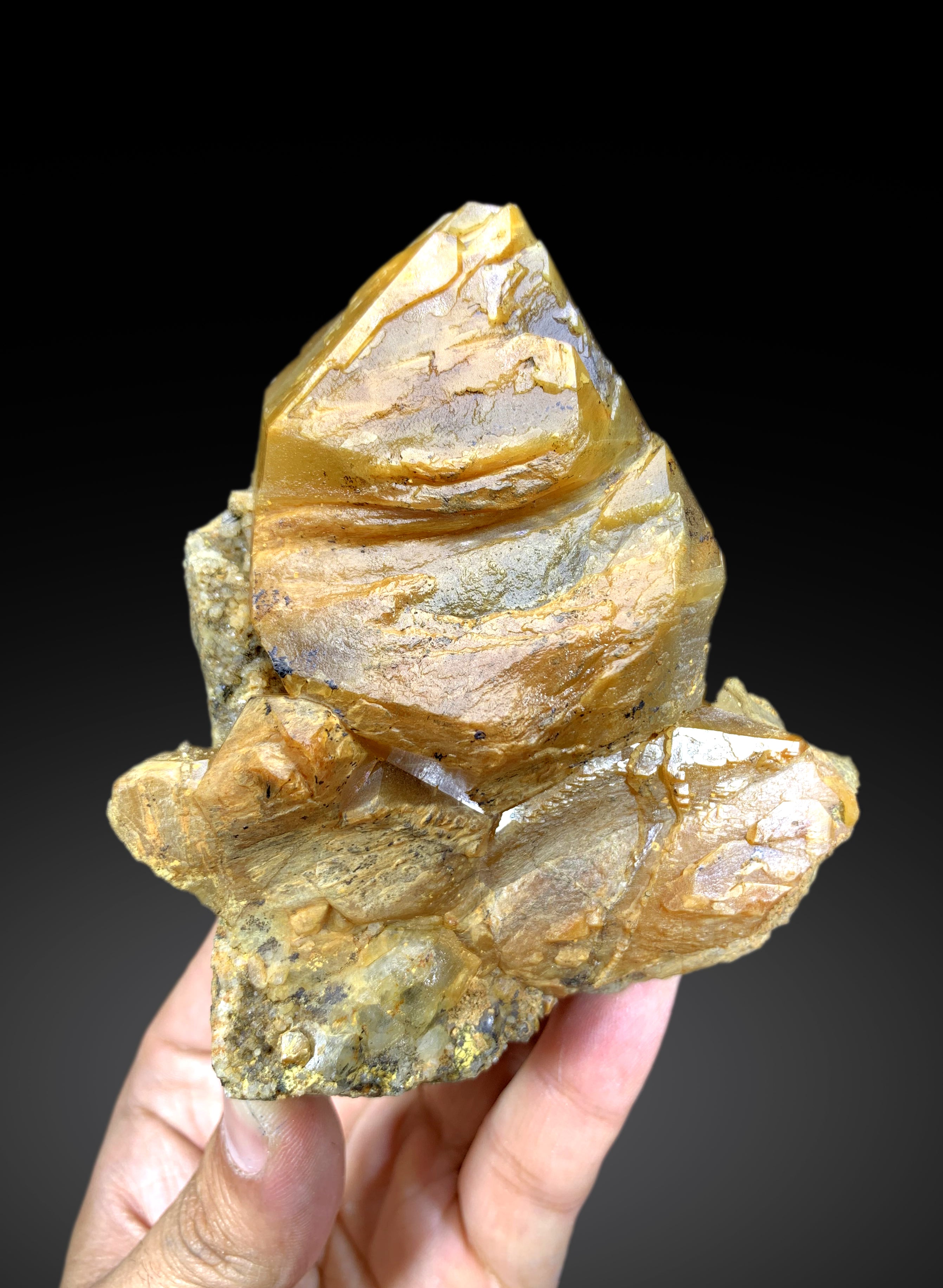 Rare Astrophyllite Inclusion Quartz on Matrix from Zagi Mountains Pakistan - 358 gram
