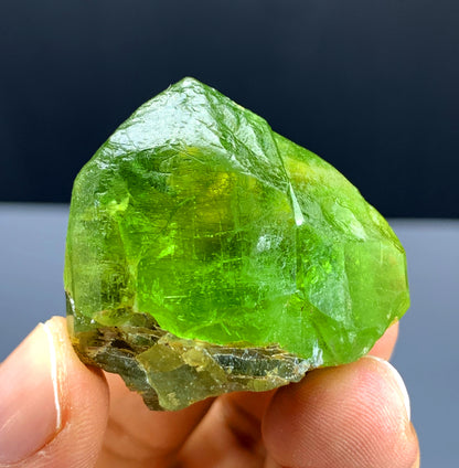 Lush Green Peridot Crystal from Supat valley Pakistan - 40 gram