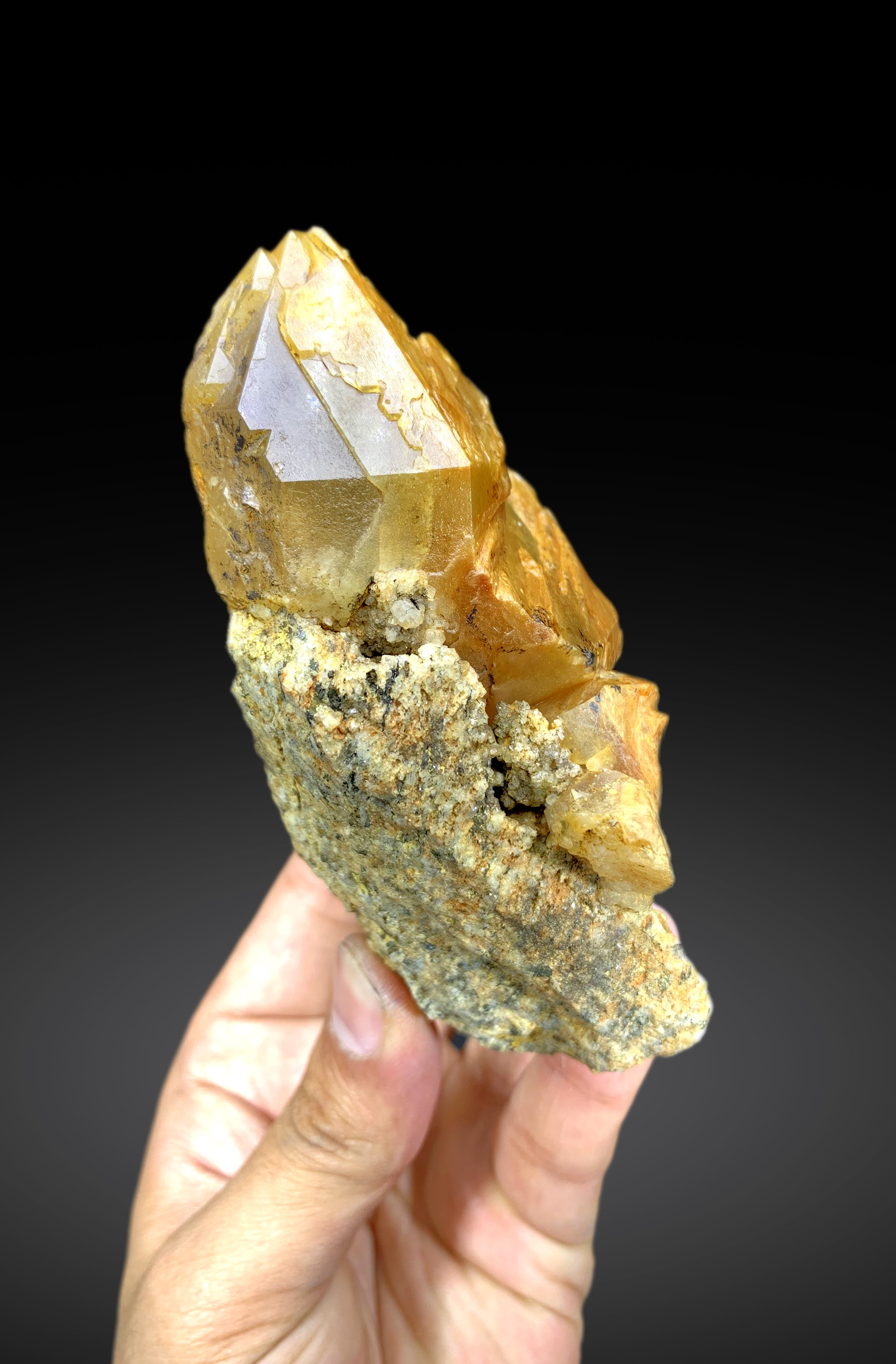Rare Astrophyllite Inclusion Quartz on Matrix from Zagi Mountains Pakistan - 358 gram