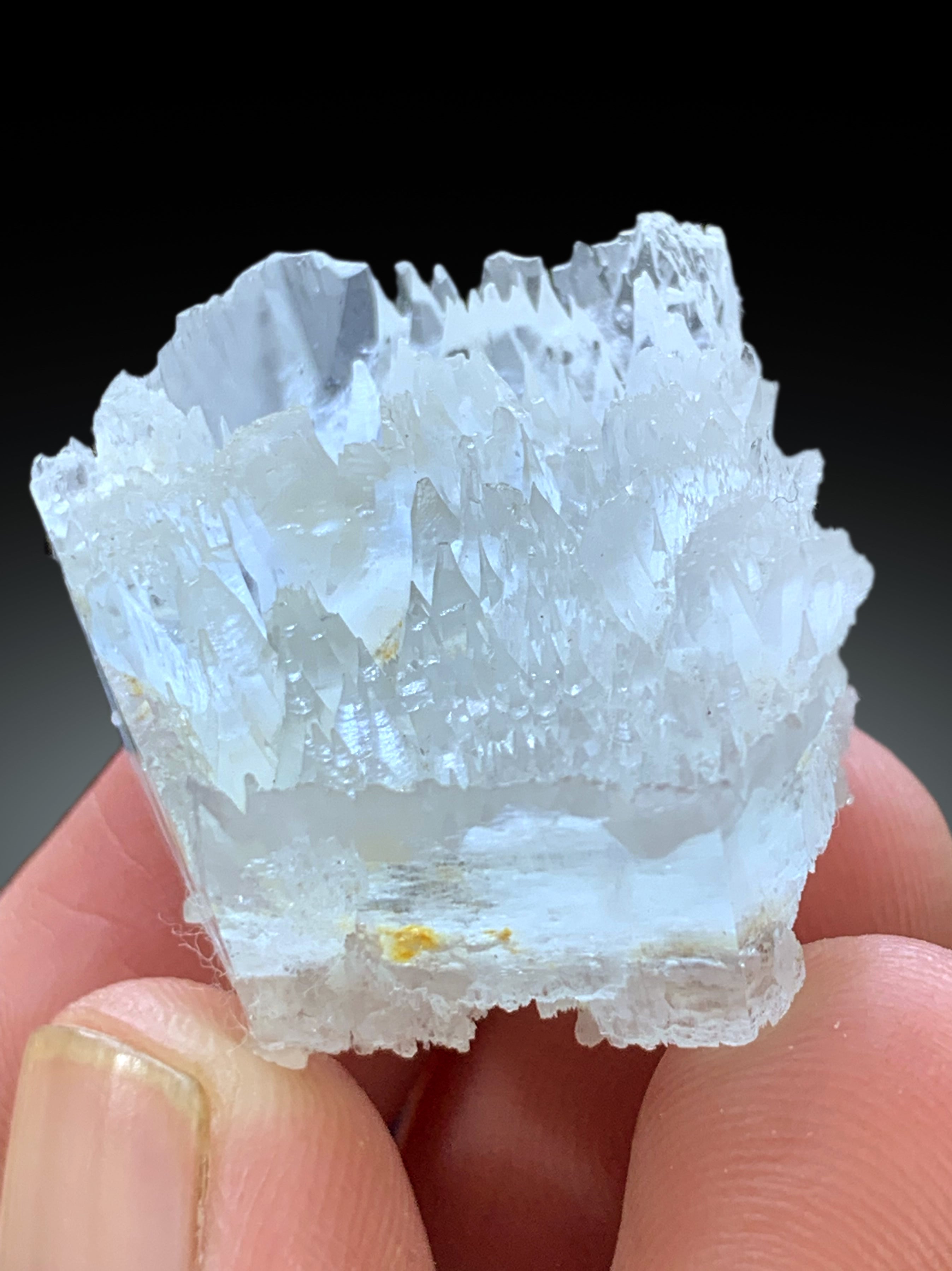 Etched Sky Blue Aquamarine with Herderite from Pakistan - 77.95 carats