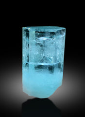 Diamond Cut Terminations Transparent Sky Blue Color Aquamarine Crystal from Shigar valley Skardu Pakistan - 75 gram