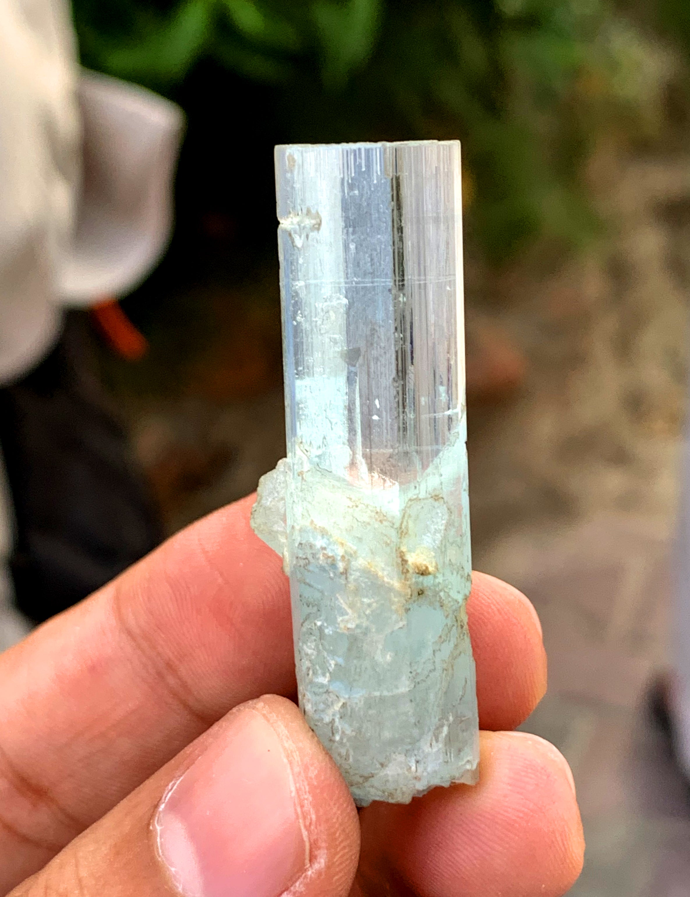 Transparent Blue Aquamarine Crystal from Shigar valley Pakistan - 14 gram