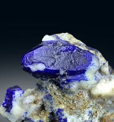 Rare Blue Afghanite with Winchite on Matrix from Afghanistan - 337 gram