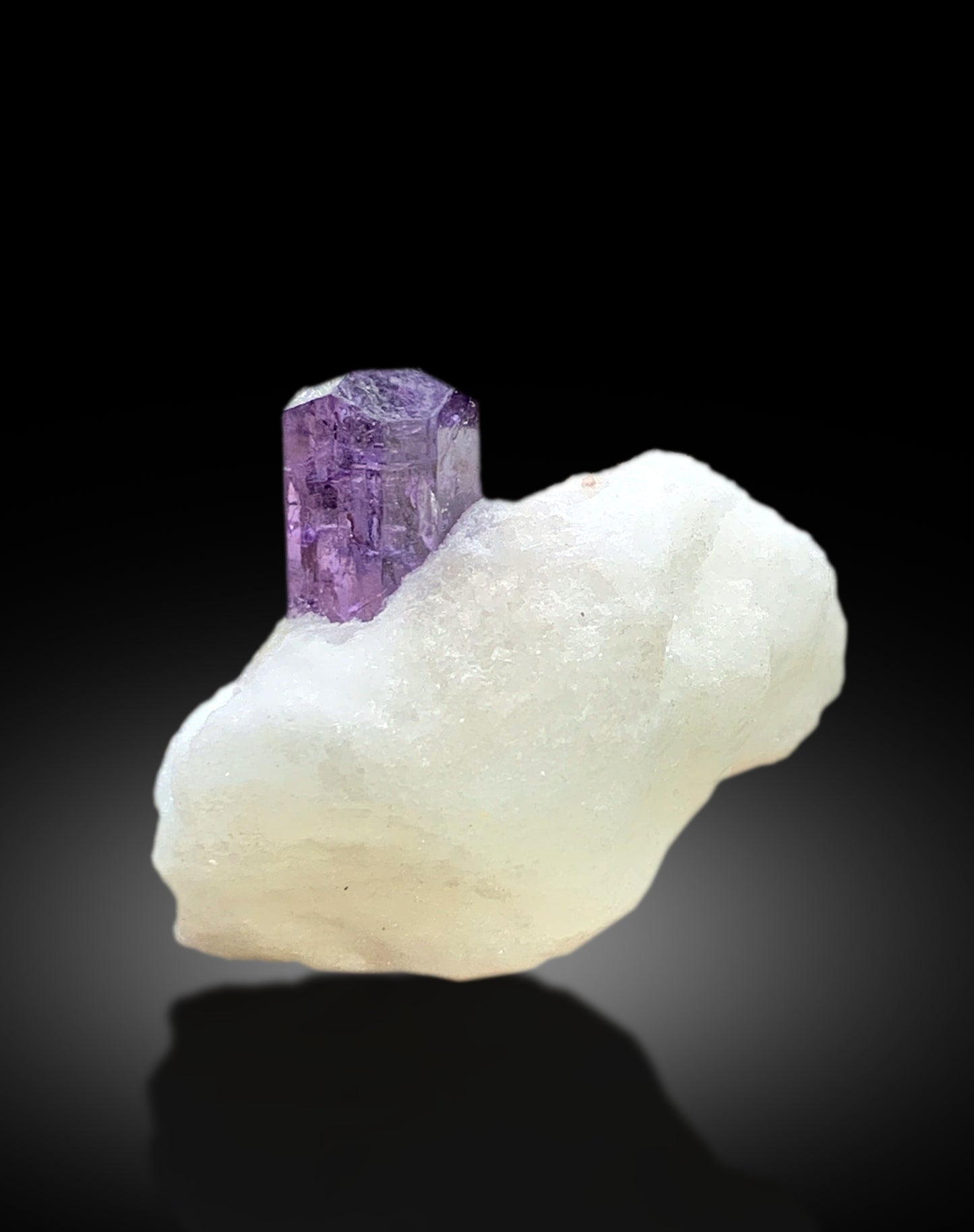Purple Color Scapolite Crystal on Marble Matrix from Badakhshan Afghanistan - 35 gram
