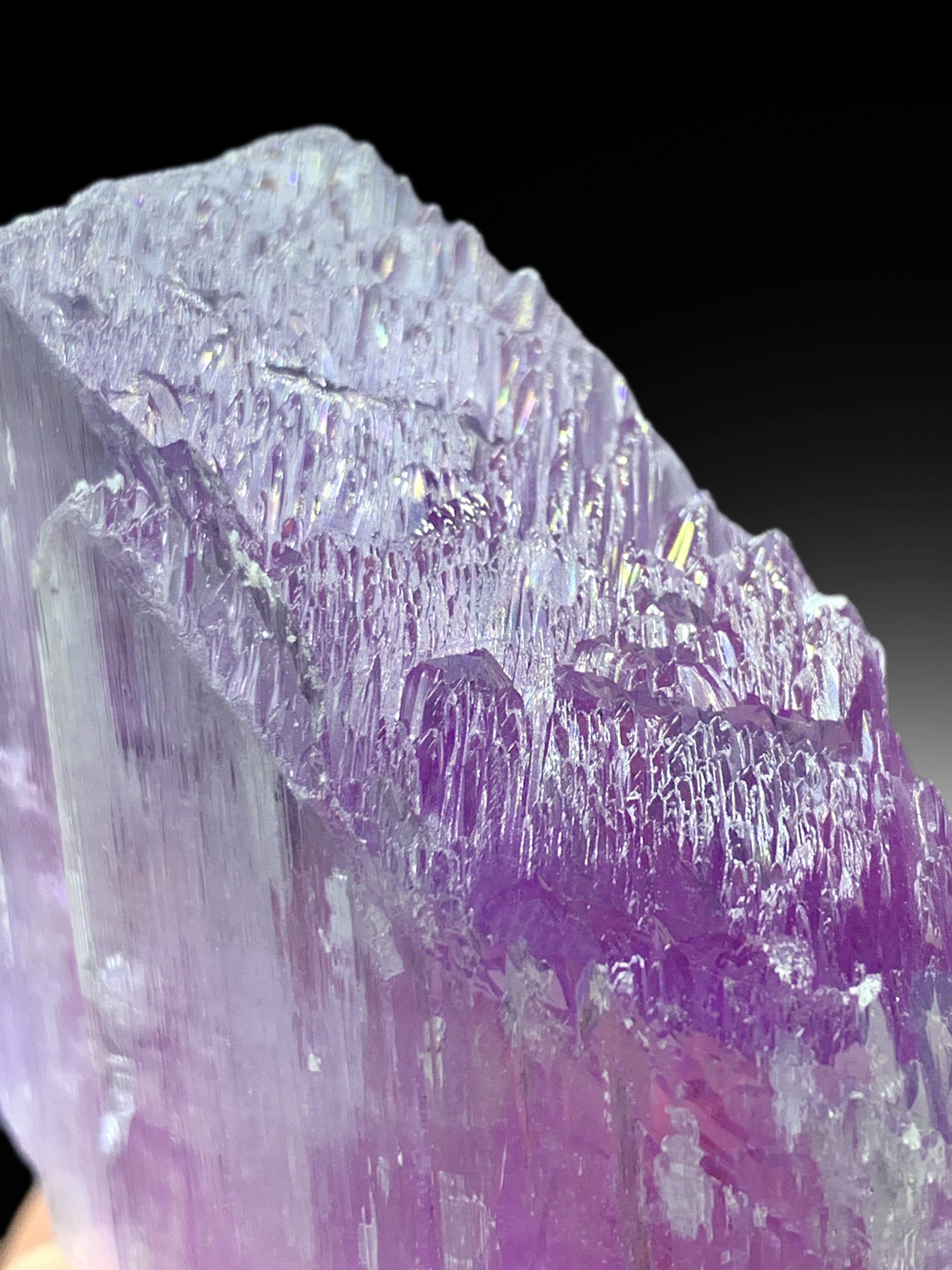 Natural Purple Pink Color Kunzite Crystal from Afghanistan - 202 gram