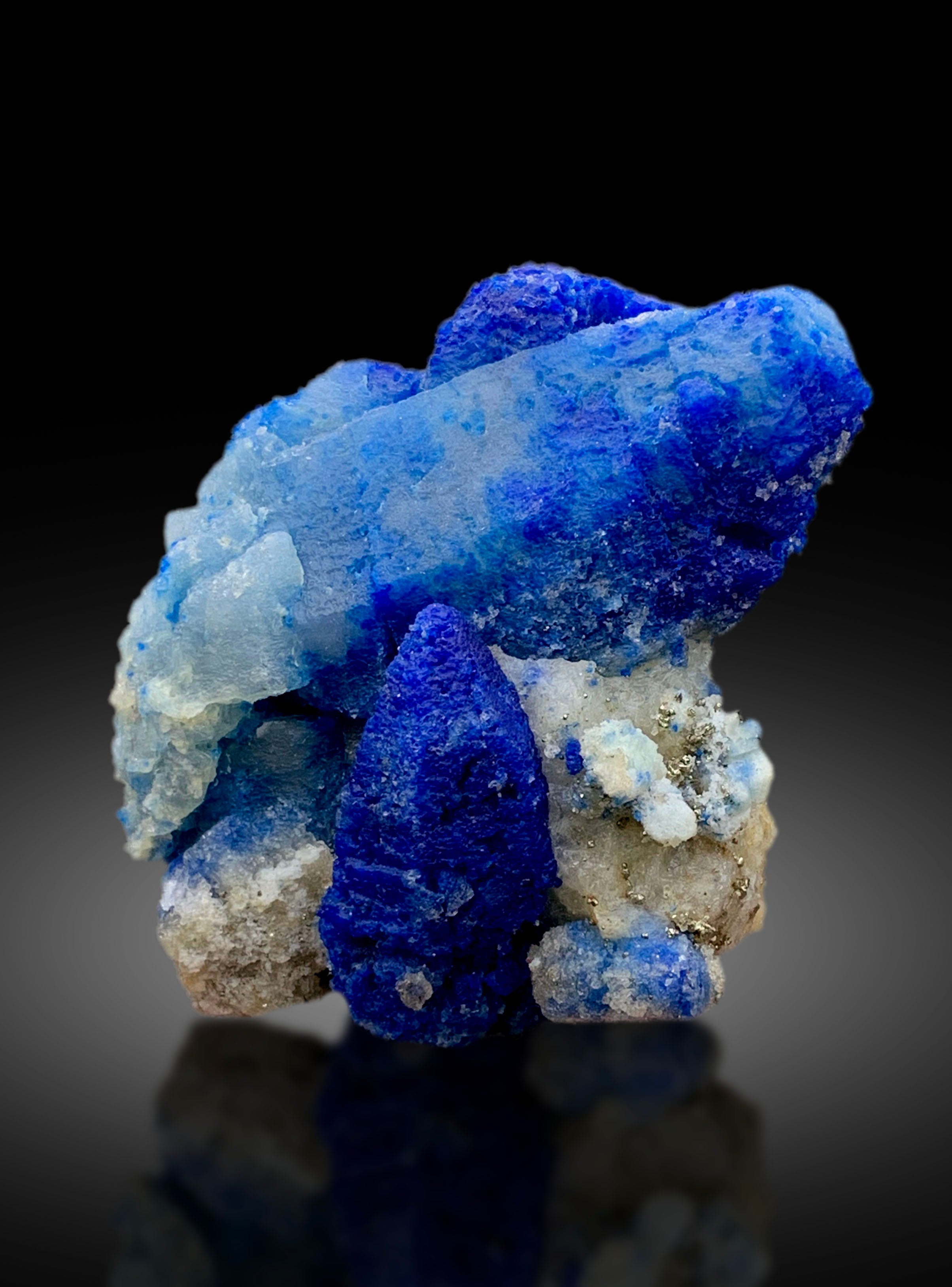 Ink Blue Rare Afghanite Specimen from Badakhshan Afghanistan - 220 gram