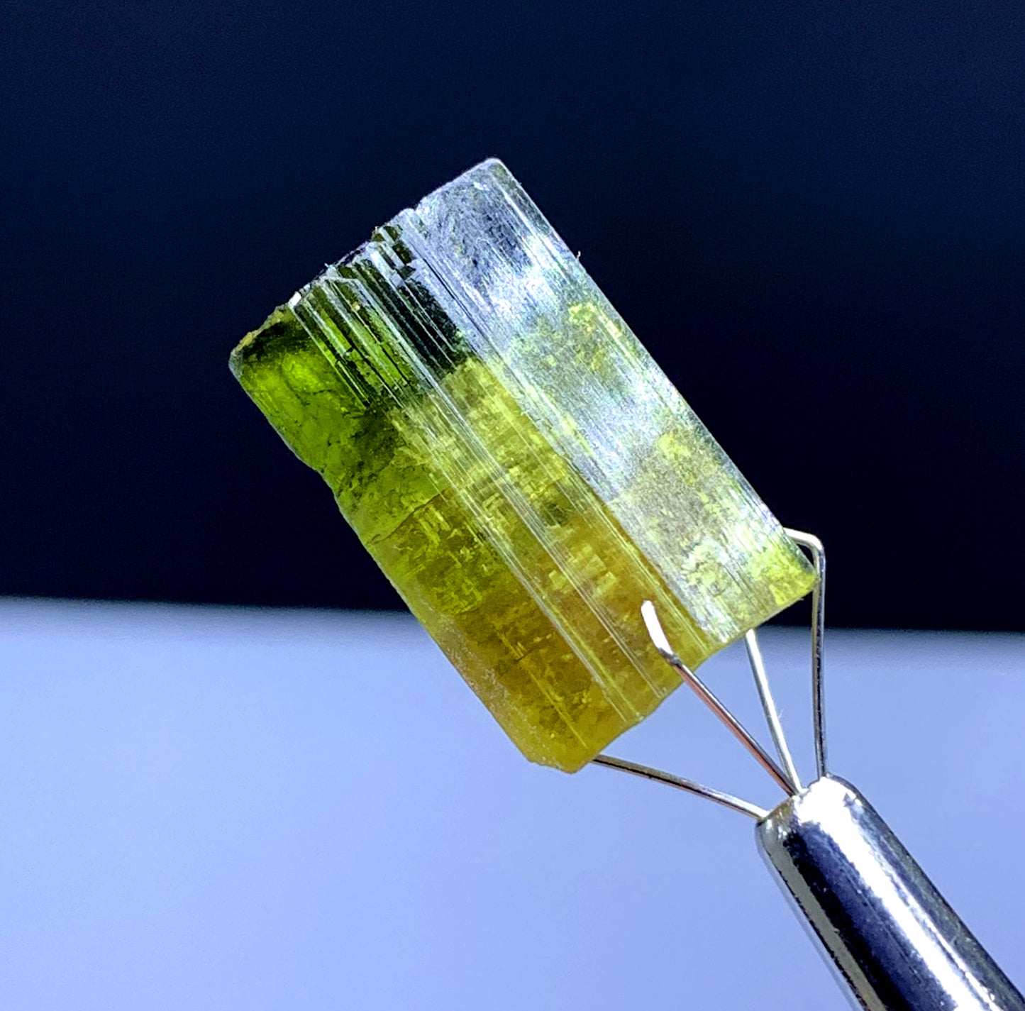 Natural Bicolor Tourmaline Crystal from Afghanistan - 35 carat